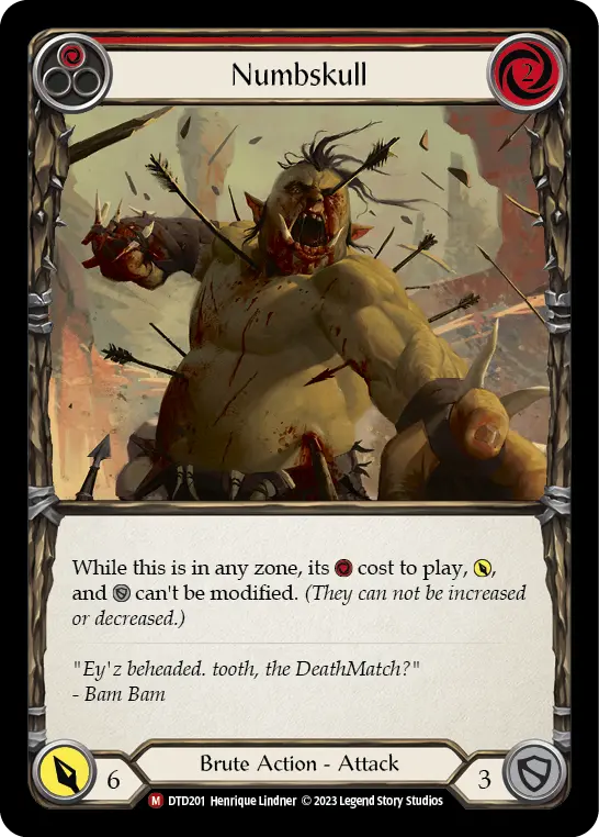 Card: Numbskull (red)