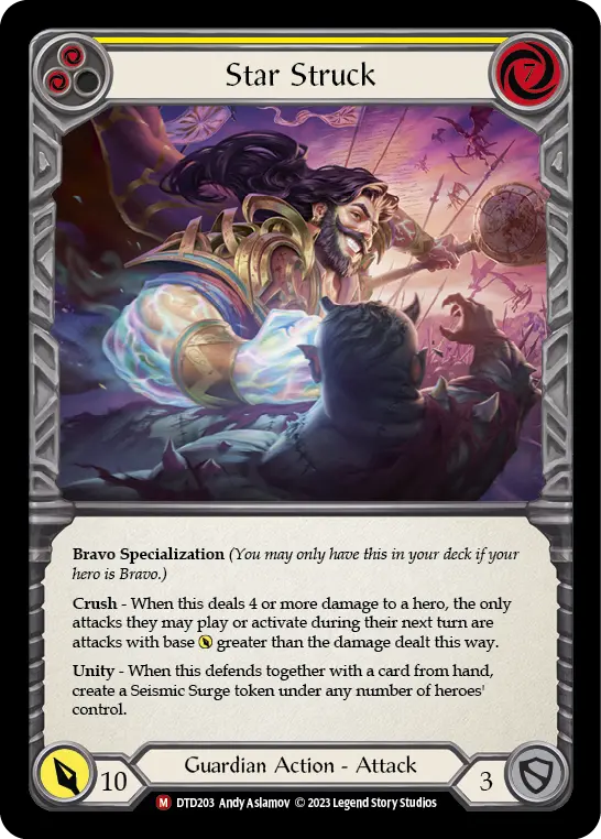 Card: Star Struck (yel)