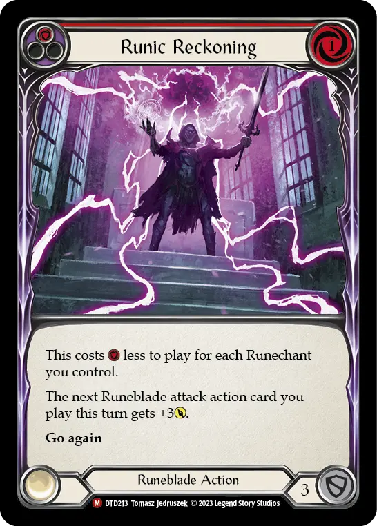 Card: Runic Reckoning (red)