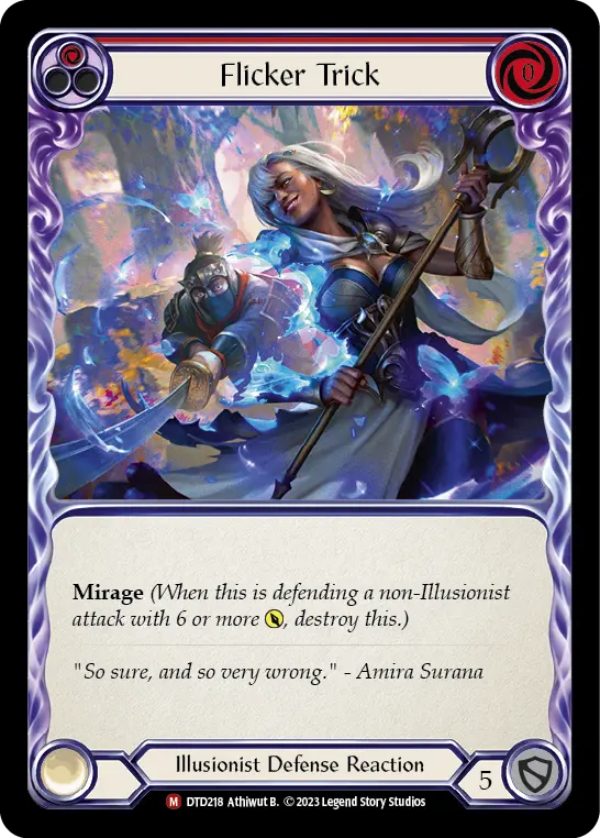 Card: Flicker Trick (red)