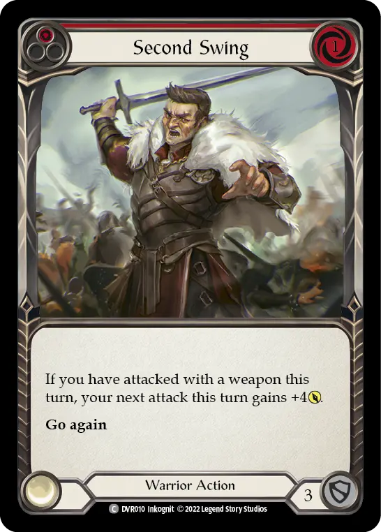 Card: Second Swing (red)