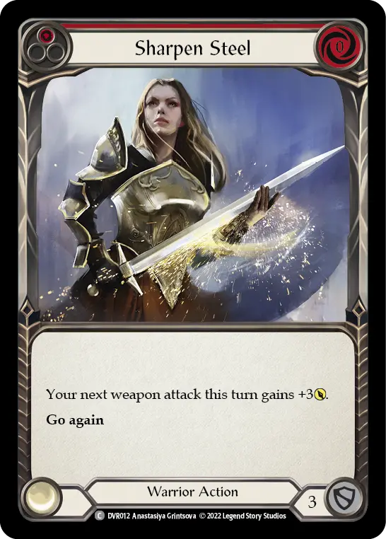 Card: Sharpen Steel (red)