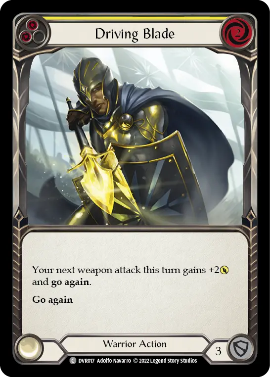 Card: Driving Blade (yel)