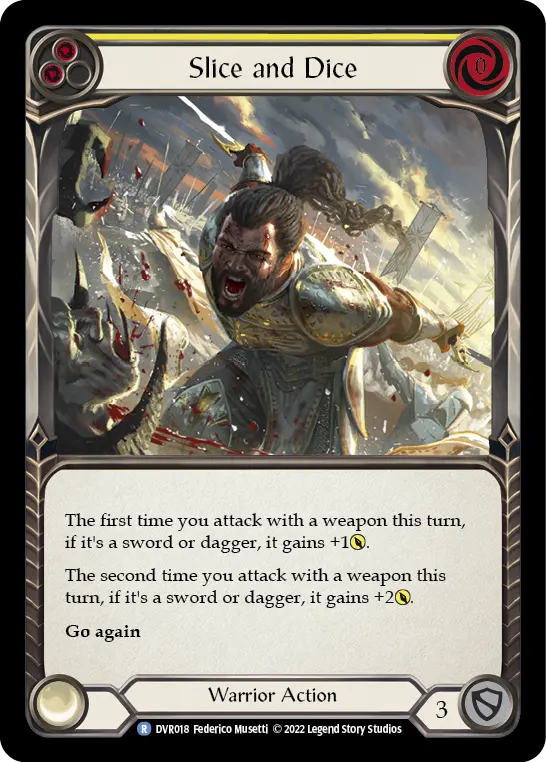 Card: Slice and Dice (yel)