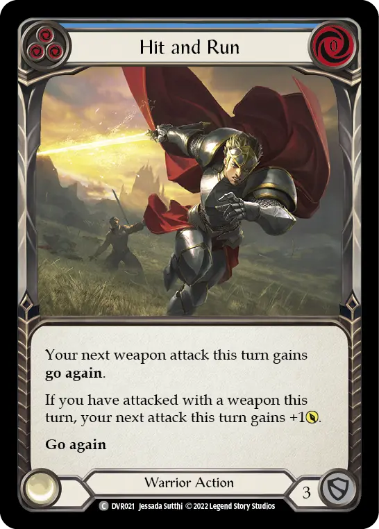 Card: Hit and Run (blu)