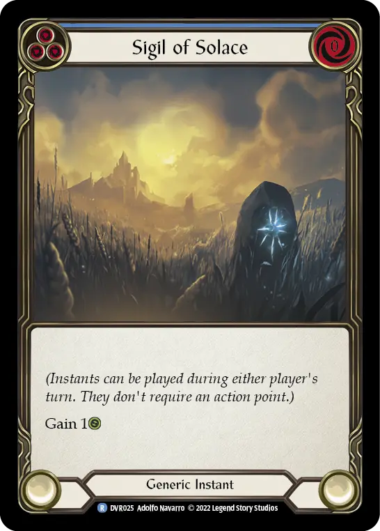 Card: Sigil of Solace (blu)