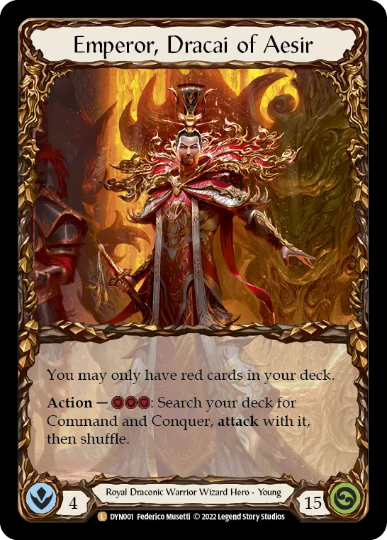 Card: Emperor, Dracai of Aesir