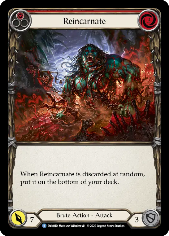 Card: Reincarnate (red)