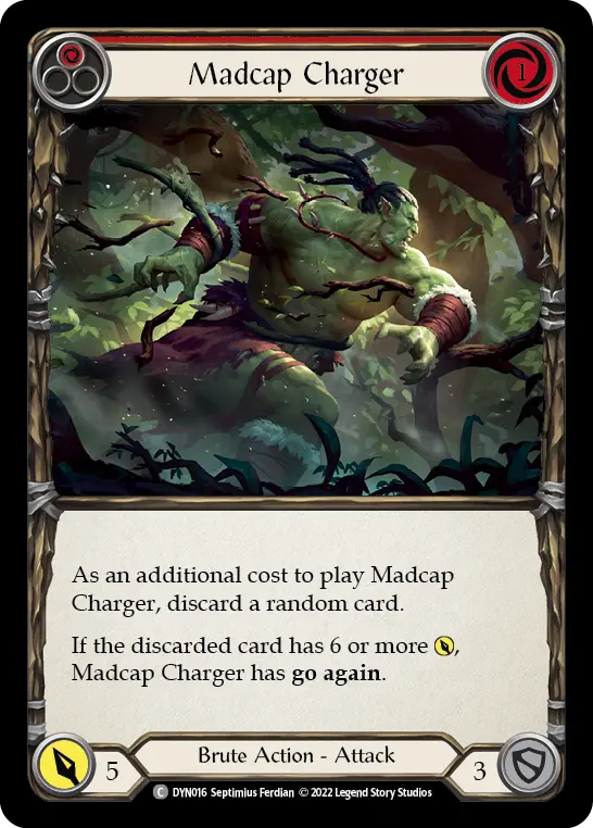 Card: Madcap Charger (red)