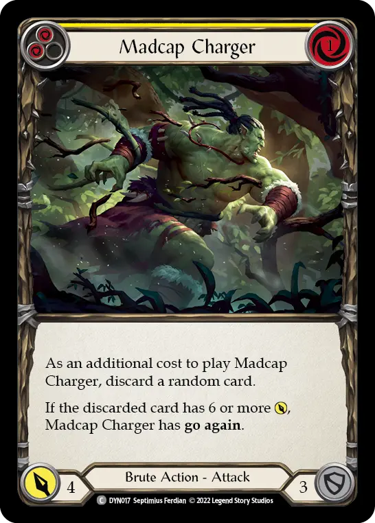 Card: Madcap Charger (yel)