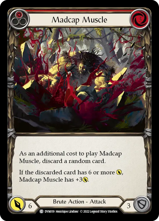 Card: Madcap Muscle (red)