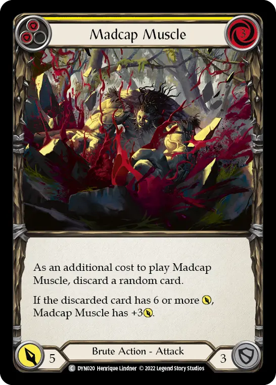 Card: Madcap Muscle (yel)
