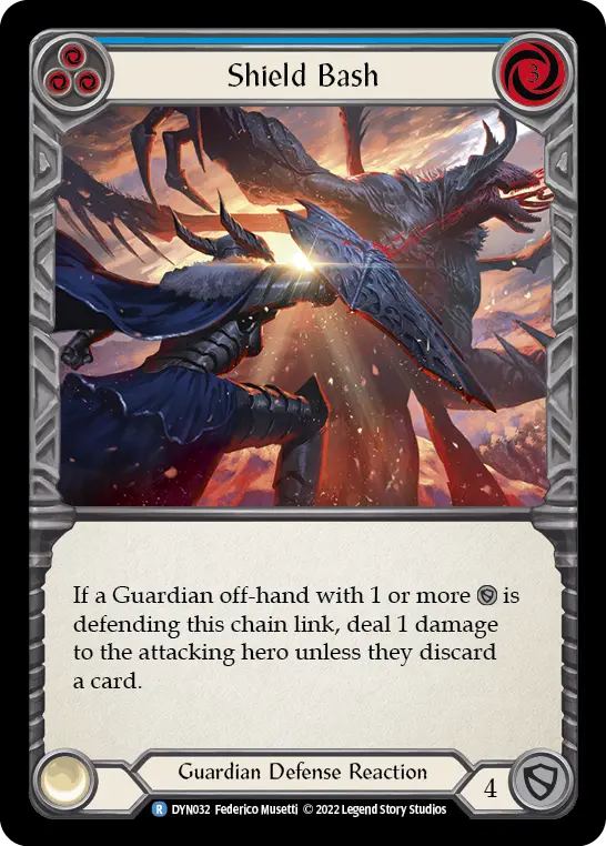Card: Shield Bash (blu)