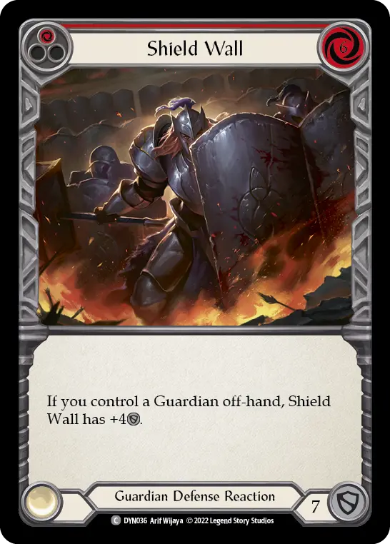 Card: Shield Wall (red)