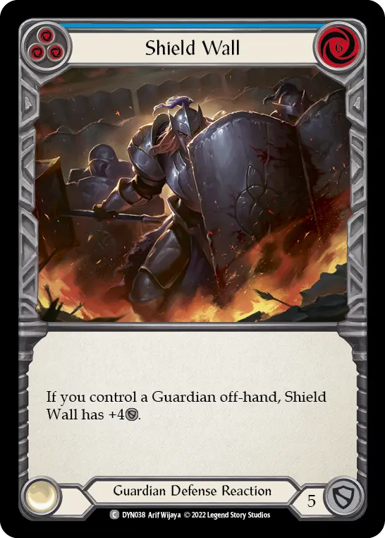 Card: Shield Wall (blu)