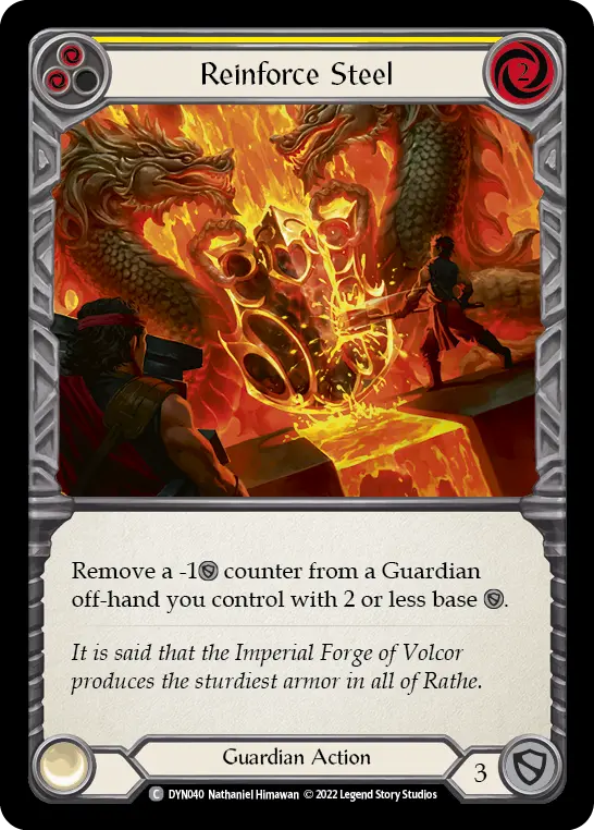 Card: Reinforce Steel (yel)