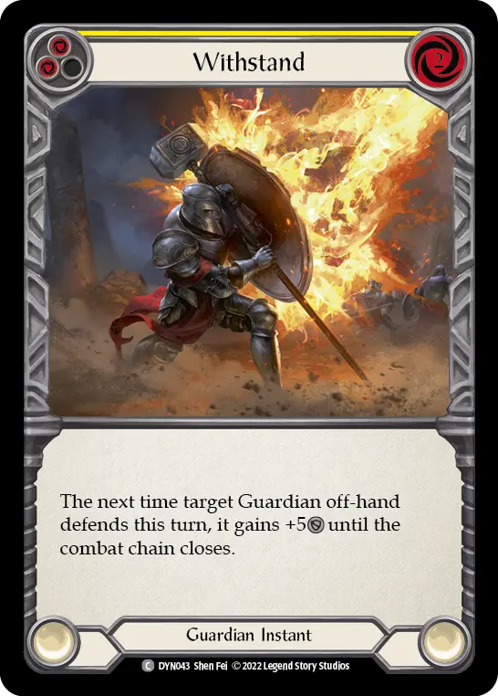 Card: Withstand (yel)