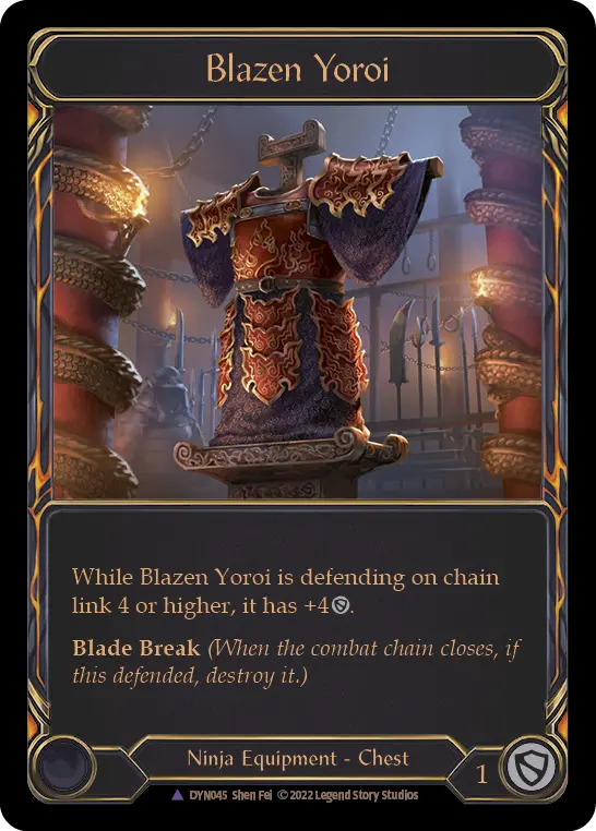 Card: Blazen Yoroi
