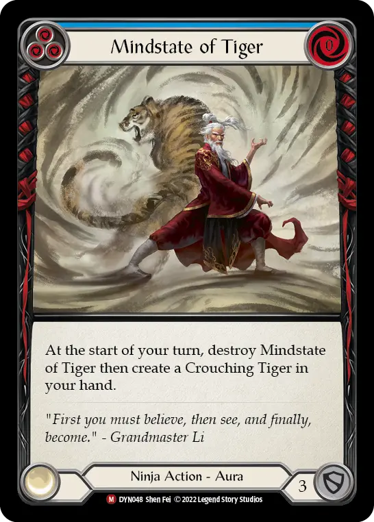 Card: Mindstate of Tiger (blu)