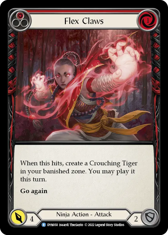 Card: Flex Claws (red)