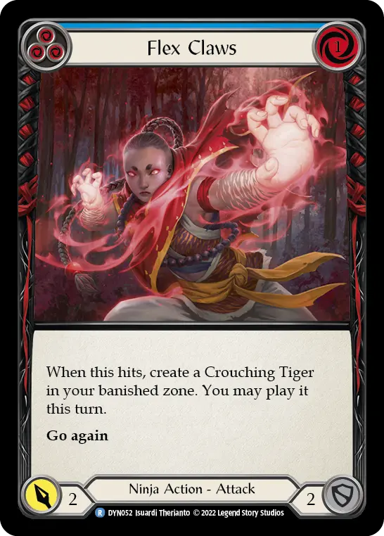 Card: Flex Claws (blu)
