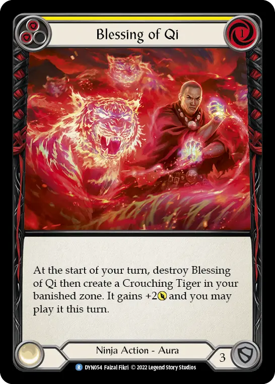 Card: Blessing of Qi (yel)