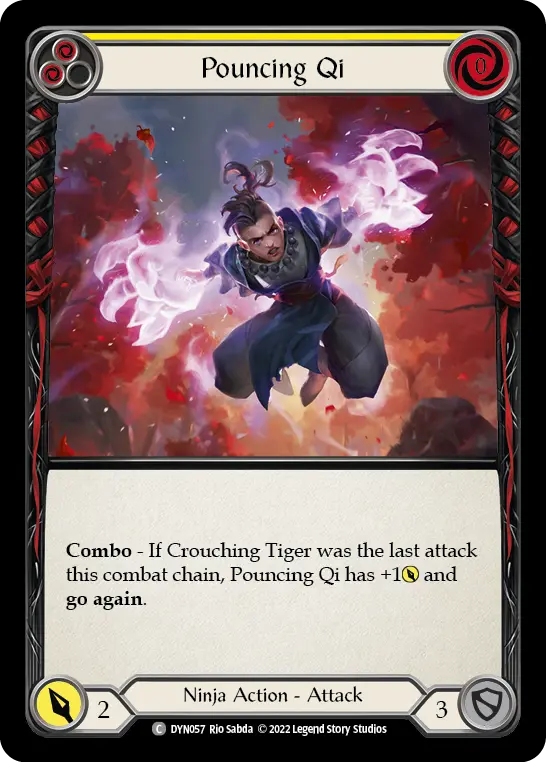 Card: Pouncing Qi (yel)