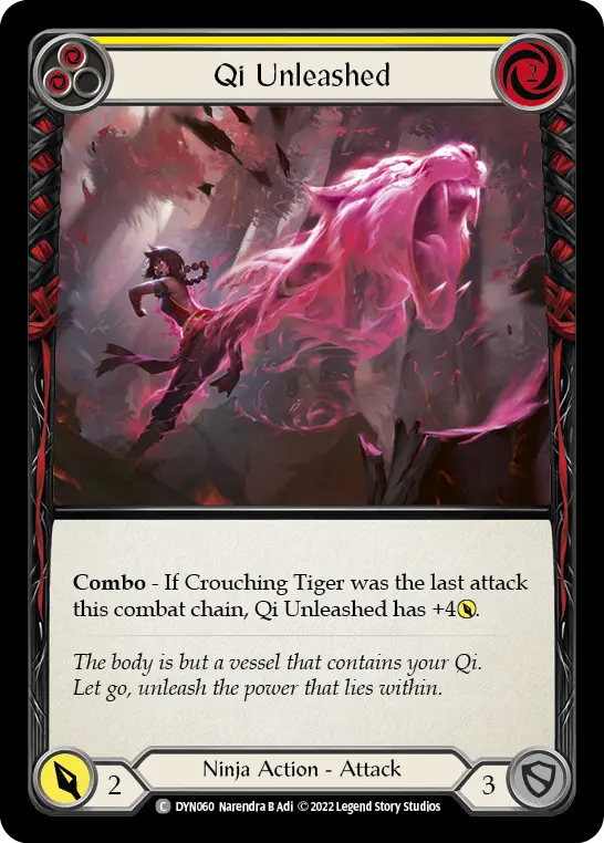 Card: Qi Unleashed (yel)