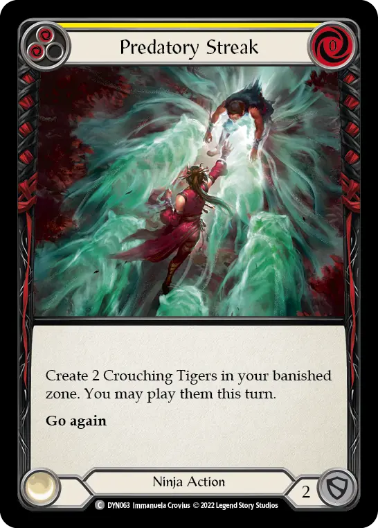 Card: Predatory Streak (yel)