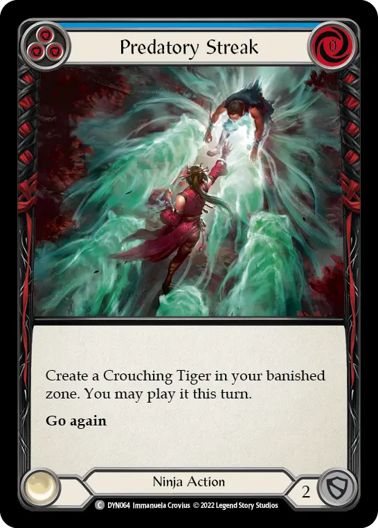 Card: Predatory Streak (blu)
