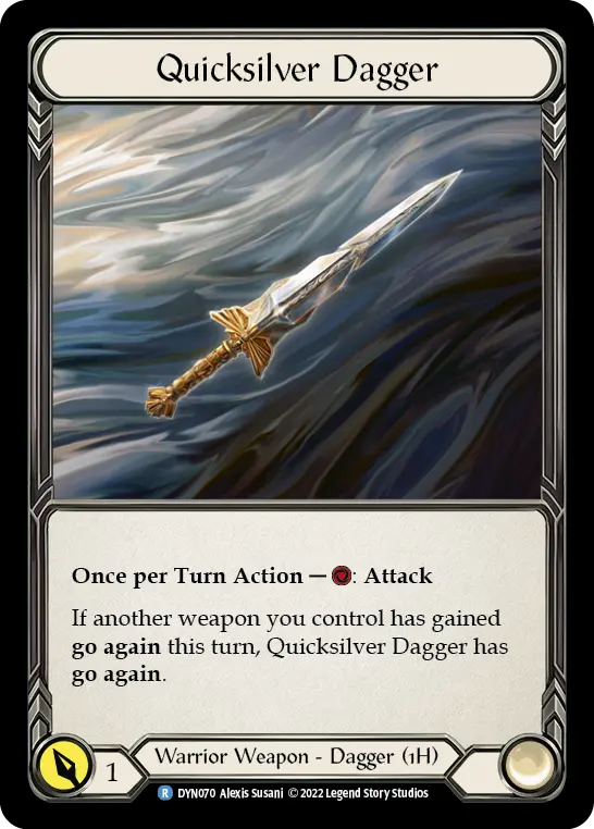 Card: Quicksilver Dagger