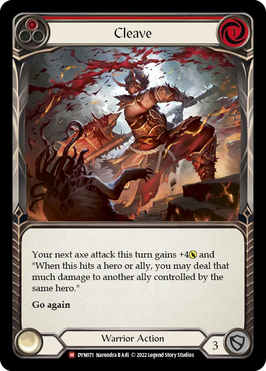 Card: Cleave (red)