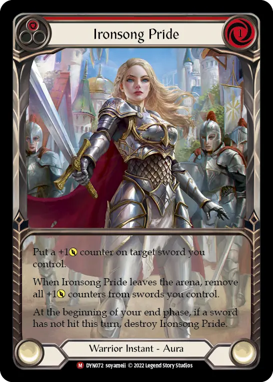 Card: Ironsong Pride (red)