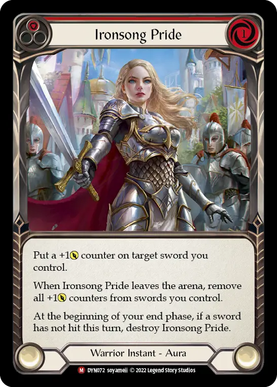 Card: Ironsong Pride (red)