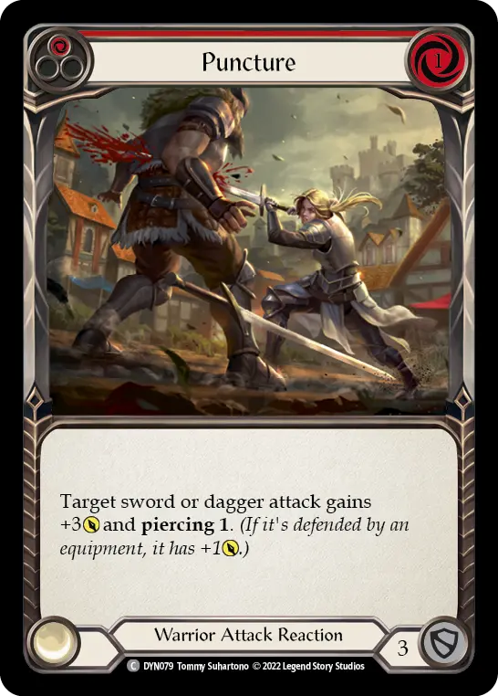 Card: Puncture (red)