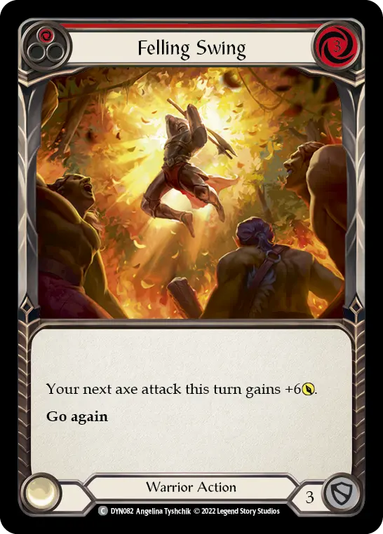 Card: Felling Swing (red)