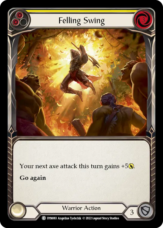 Card: Felling Swing (yel)