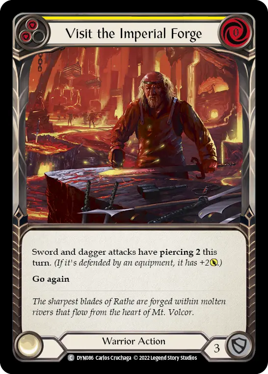 Card: Visit the Imperial Forge (yel)