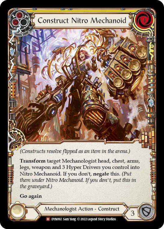 Card: Construct Nitro Mechanoid (yel)