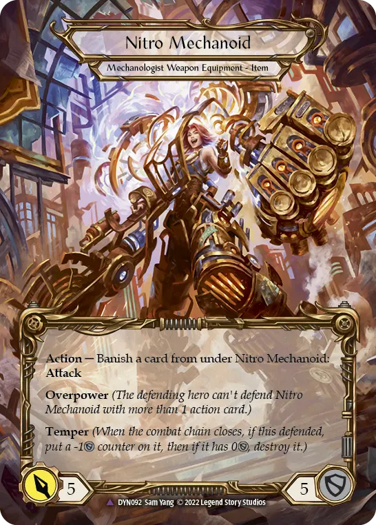 Card: Construct Nitro Mechanoid (yel)