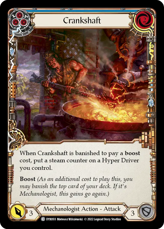 Card: Crankshaft (blu)