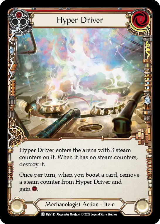 Card: Hyper Driver (red)