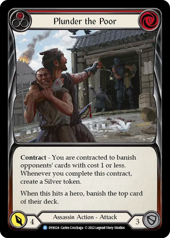 Card: Plunder the Poor (red)