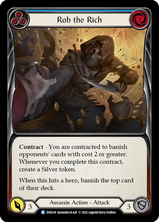 Card: Rob the Rich (blu)