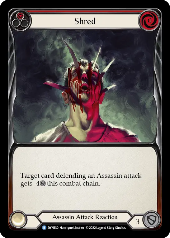 Card: Shred (red)