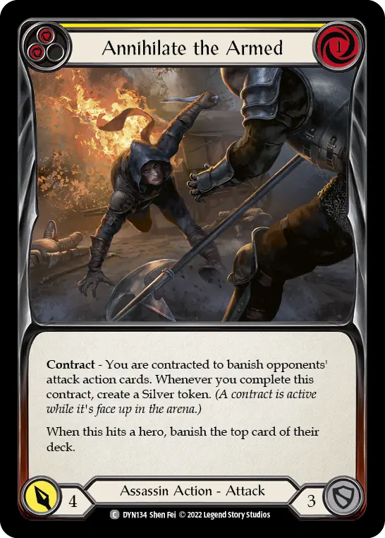 Card: Annihilate the Armed (yel)