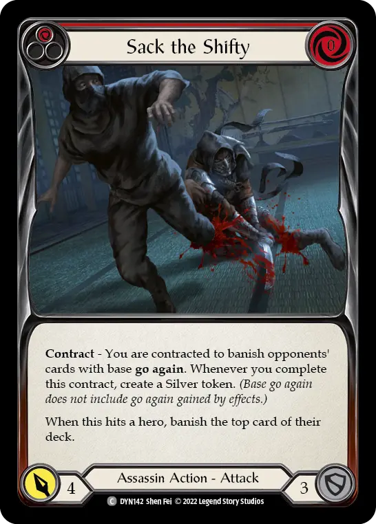 Card: Sack the Shifty (red)