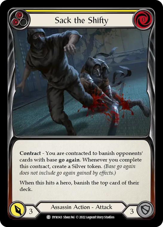 Card: Sack the Shifty (yel)