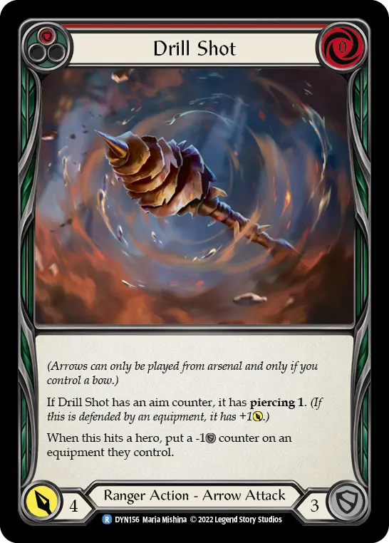 Card: Drill Shot (red)