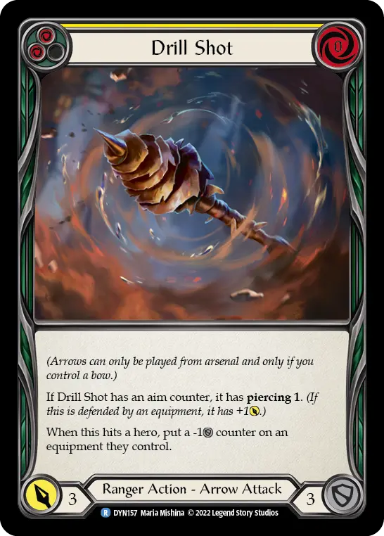 Card: Drill Shot (yel)